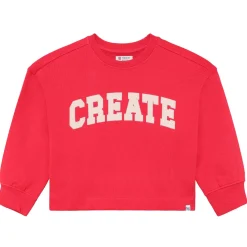 Sweat-Pullover "Create" rot 116