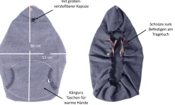 Tragecover Wollwalk anthrazit