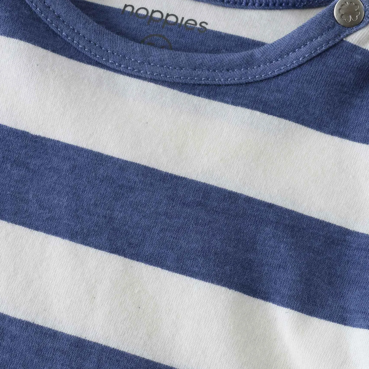 T-Shirt blau-weiß gestreift 86