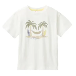 Tshirt "Inselspaß" weiß  122/128
