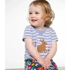 T-Shirt lavendel "Hase" 80/86