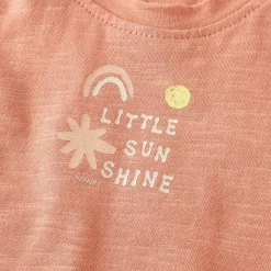 T-Shirt "little sunshine" peach-rose 74