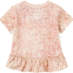T-Shirt rosa-orange getupft 62