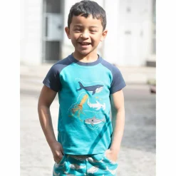 T-Shirt türkisblau 