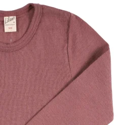 Unterhemd Wolle Seide mauve 92