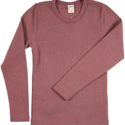 Unterhemd Wolle Seide mauve 92