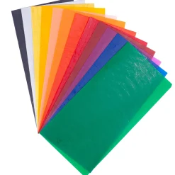 Wachsfolien 12 Farben - breit