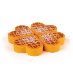 Waffeln zum Teilen mit Klett