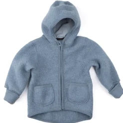 Walk-Jacke mit Reißverschluss rauchblau 98/104