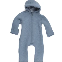 Walk-Overall mit Reißverschluss rauchblau 62/68