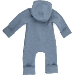 Walk-Overall mit Reißverschluss rauchblau 62/68