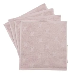 Waschlappen 4er-Pack altrosa