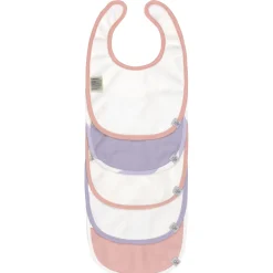 Wasserdichte Lätzchen 5er Set rosa