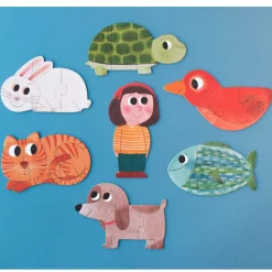 Wendepuzzle "I love my pets" 7x3 Teile