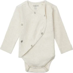 Wickelbody "Ripp" natur melange 68