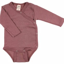Wickelbody Wolle Seide mauve 50