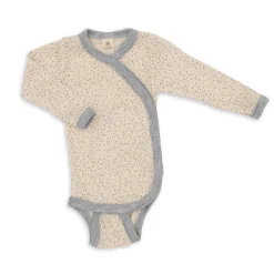 Wickelbody Wolle Seide natur (bedruckt) 50/56
