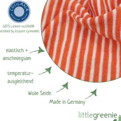 Wickelbody Wolle Seide orange-natur 50/56