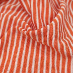 Wickelbody Wolle Seide orange-natur 50/56