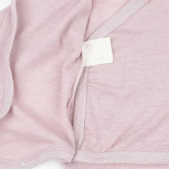 Wickelbody Wolle Seide pastell-rosa 50/56