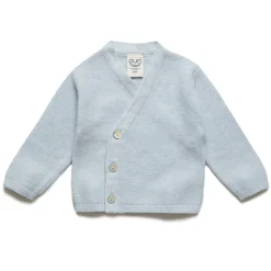 Wickeljacke mit Seide hellblau 74/80