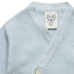 Wickeljacke mit Seide hellblau 74/80