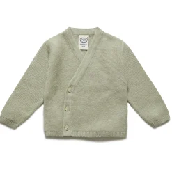 Wickeljacke mit Seide pistazie 62/68