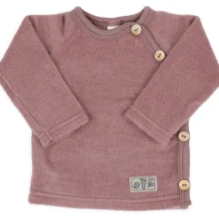 Wickeljacke Wollfrottee mauve 56