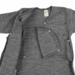 Wickelsack Wollfrottee grau 50/56