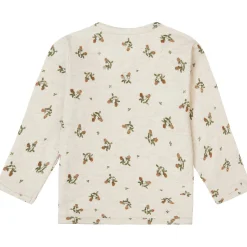 Wickelshirt "Klee" natur melange 68