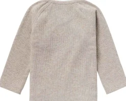 Wickelshirt taupe melange 68