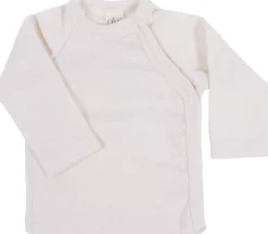 Wickelshirt Wolle Seide natur 56