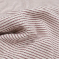 Wickelshirt Wolle Seide Ringel mauve 56