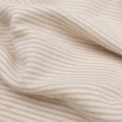Wickelshirt Wolle Seide Ringel sand 56
