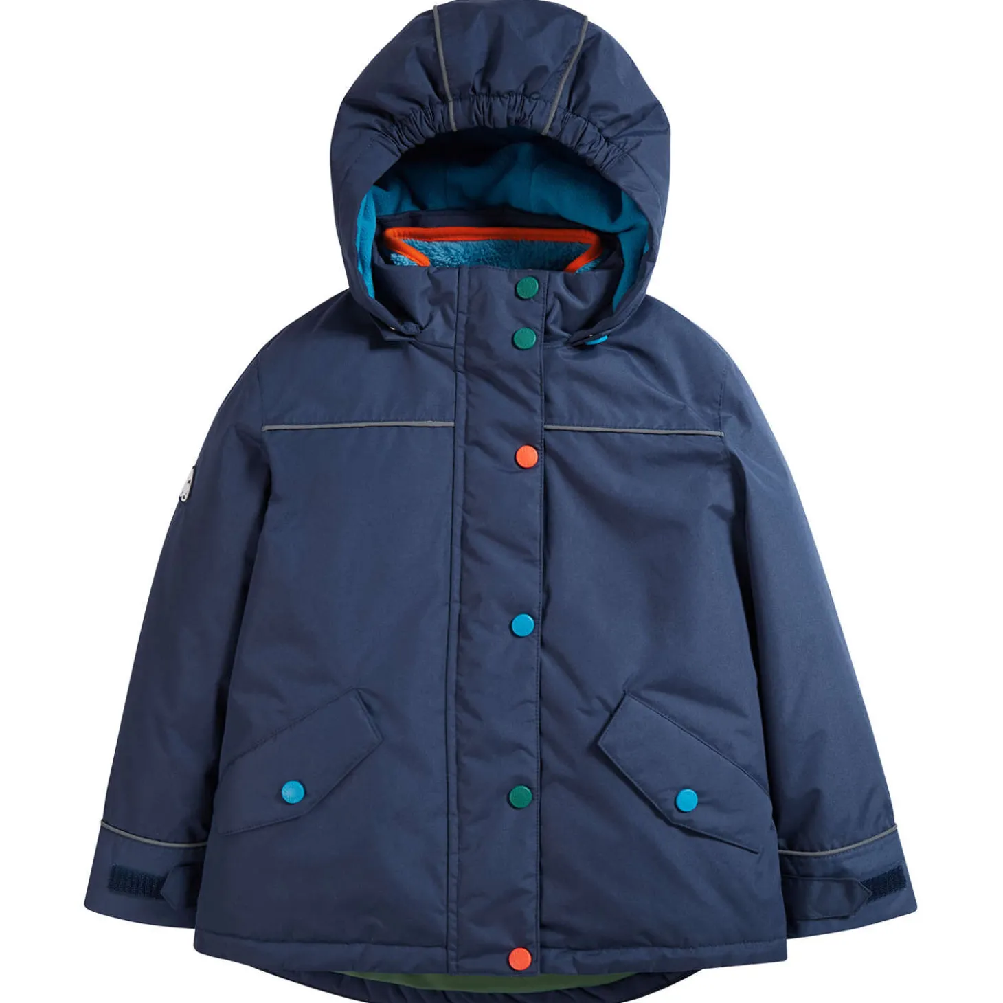 Winterjacke recycelt 3in1 blau 104