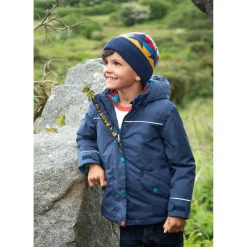 Winterjacke recycelt 3in1 blau 104