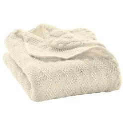 Woll-Babydecke 80x100 cm natur