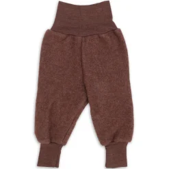 Wollfleece Hose zimt 74/80