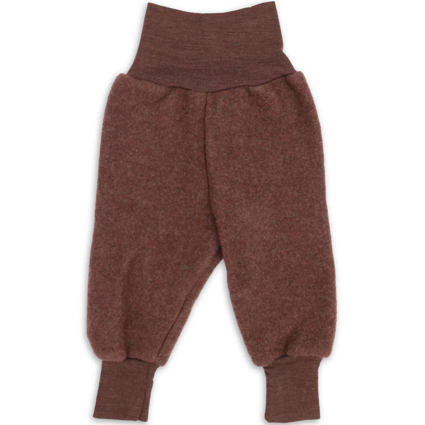 Wollfleece Hose zimt 74/80