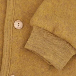 Wollfleece Jacke safran 74/80