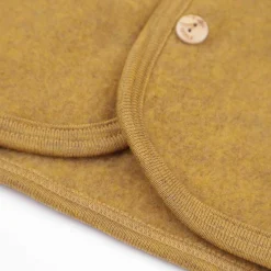 Wollfleece Jacke safran 74/80