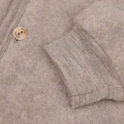 Wollfleece Jacke walnuss 62/68