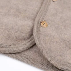Wollfleece Jacke walnuss 62/68