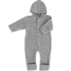 Wollfleece Overall grau 50/56