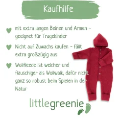 Wollfleece Overall jaspis 50/56