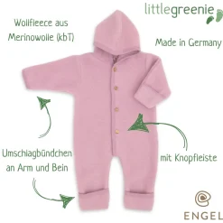 Wollfleece Overall rosewood 50/56