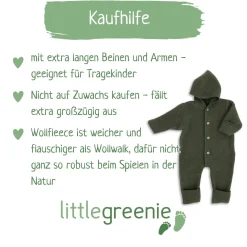 Wollfleece Overall schilf 50/56