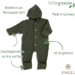Wollfleece Overall schilf 50/56