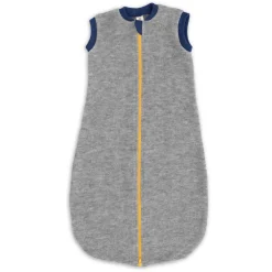 Wollfleece Schlafsack grau 74/80