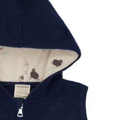 Wollfleece-Weste ultramarin 110/116